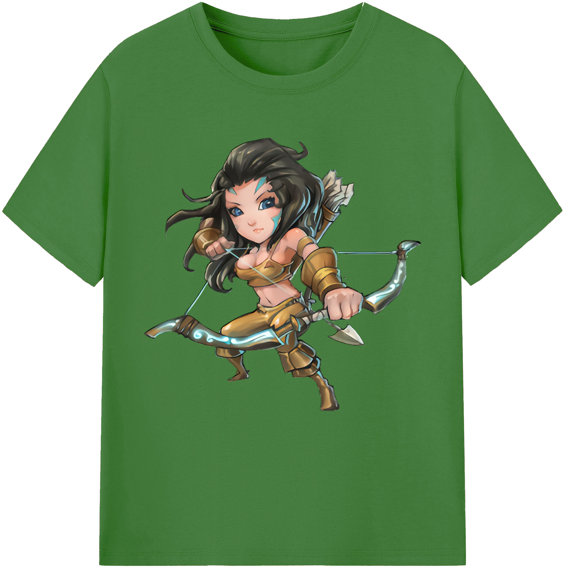 （画像用） リーグ・オブ・レジェンド League of Legends LOL レディースカジュアルプリントTシャツ（綿100％）